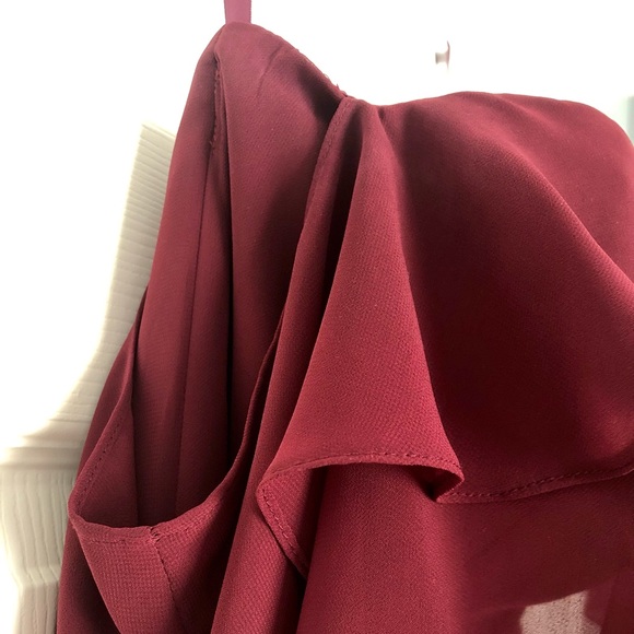 Kennedy Blue Allison bridesmaid dress, color Bordeaux, size 6 - Picture 7 of 14